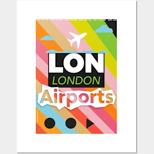 LON modern London Posters and Art